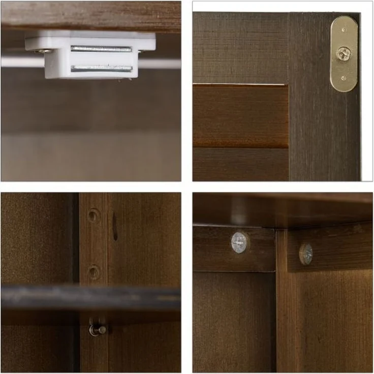 Hängeschrank dunkelbraun LAMELL 10020921 – Bild 6