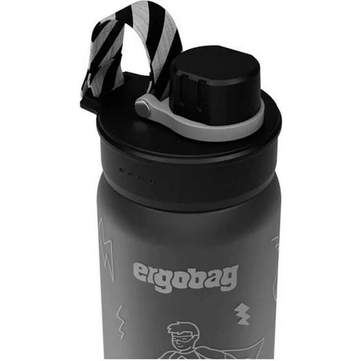 ergobag Trinkflasche Trinkflasche, auslaufsicher und kohlensäuregeeignet – Bild 2