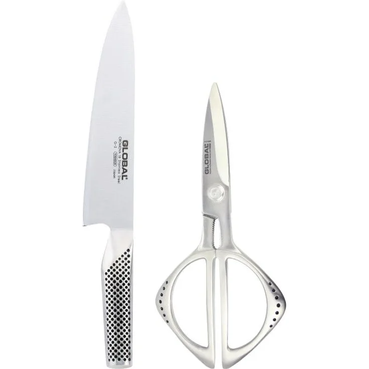 Global Messerset GKS-2210: Kochmesser + Schere