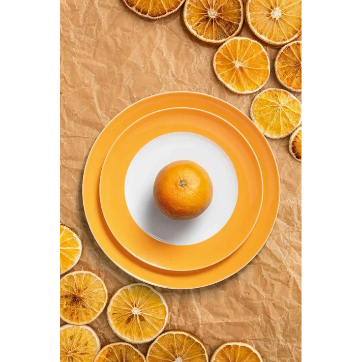 Seltmann Weiden Liberty Pure Colors Suppenteller ø 23,5 cm 6er Set - Mango Orange – Bild 2