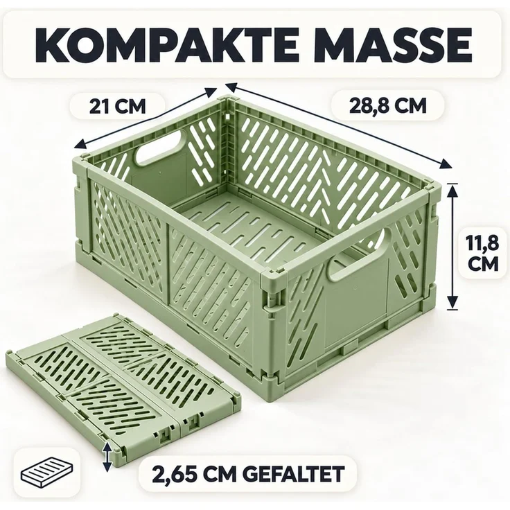 Relaxdays Klappbox 4er Set – Bild 3