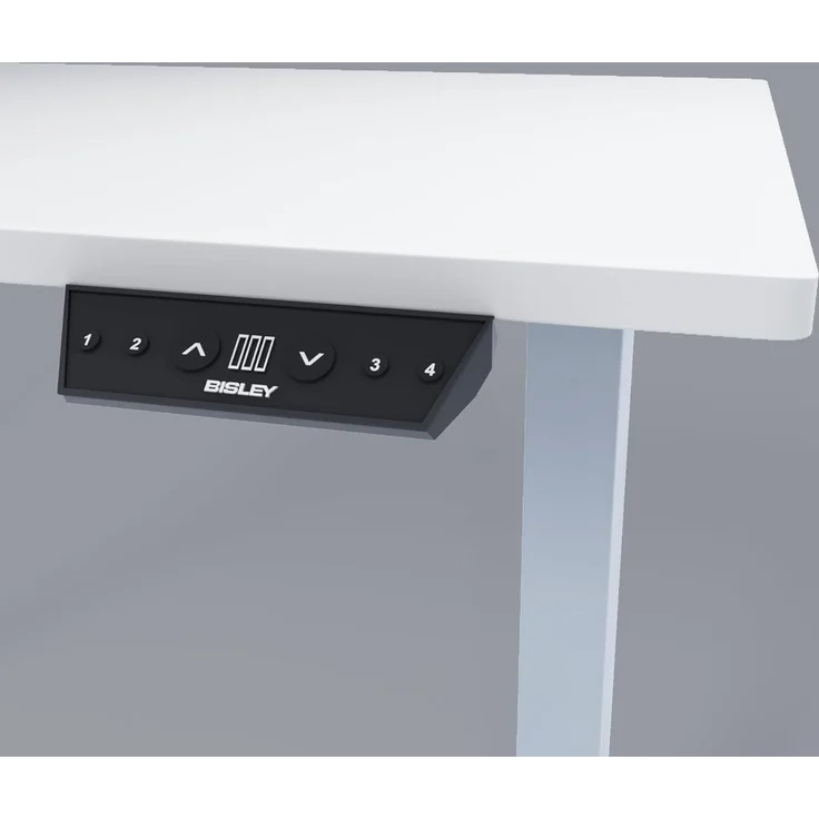 Bisley Home Tisch, Metall, Gestell 396 weiß Platte 005 weiß, Medium – Bild 3