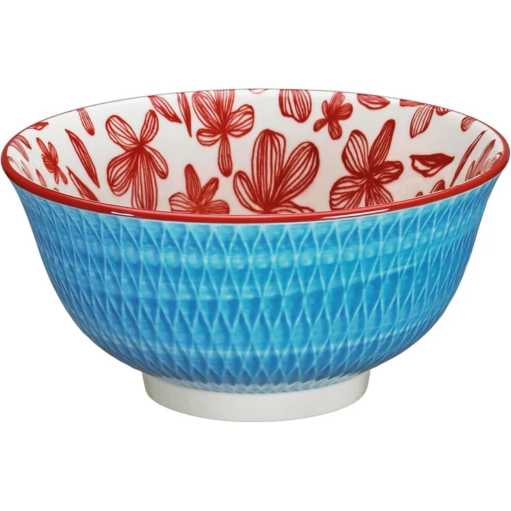 Bowl Schüssel Dessert-Schale Müslischale Ø15cm cilio AMICI Rauten blau 107784