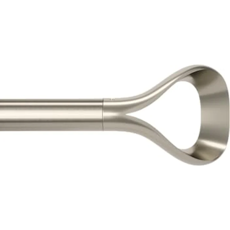 Umbra Vorhangstange Loop Nickel, 107-306 cm, Edelstahl, Kunststoff – Bild 2