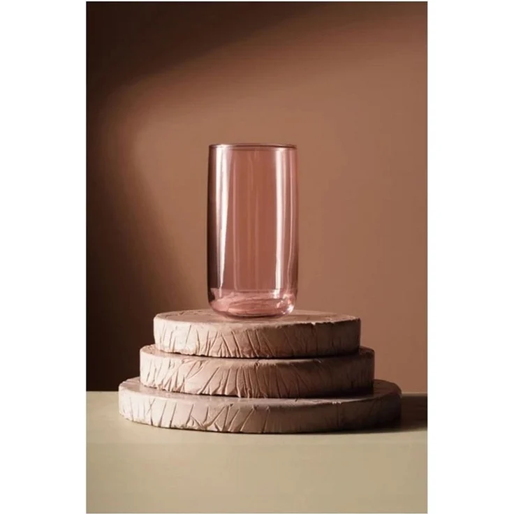 Hermia Concept 'PB-420805 P' Gläser-Set (3-teilig), Rosa, 6,7 x 6,7 x 12,9 cm, 365 ml – Bild 2