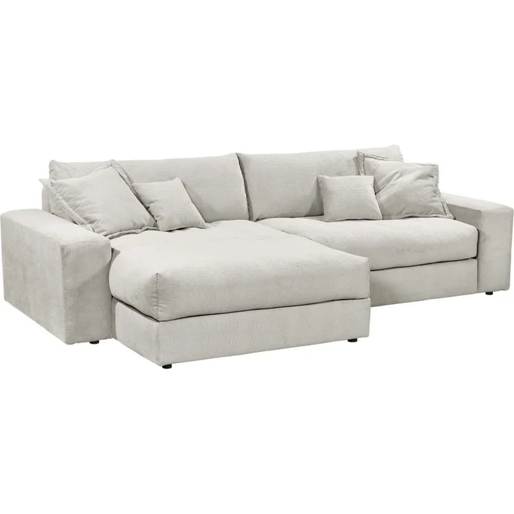 Ecksofa Kamil von Ed Exciting Design im Fjord Cordbezug mit optionalem Hocker – Bild 4