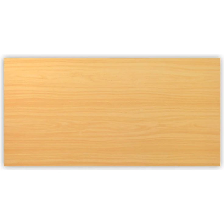 bümö Tischplatte 160x80 cm in Buche, Schreibtischplatte aus Holz, Holzplatte, Spanplatte kratzfest beschichtet, ABS-Kante, 120 kg Tragkraft für DIY Homeoffice Schreibtisch & mehr, PL-16-6