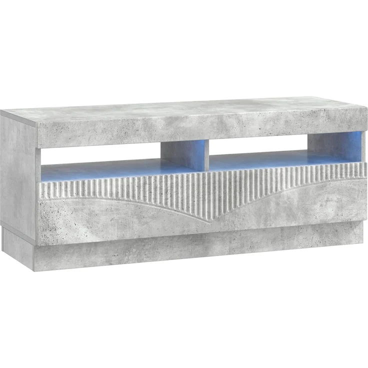 vidaXL LED-TV-Schrank HOORN 3 stk. Betongrau Holzwerkstoff 3416841 – Bild 5