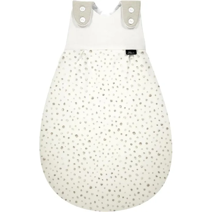 Alvi Baby-Mäxchen Außensack Regular Cotton Aqua Dot 62/68
