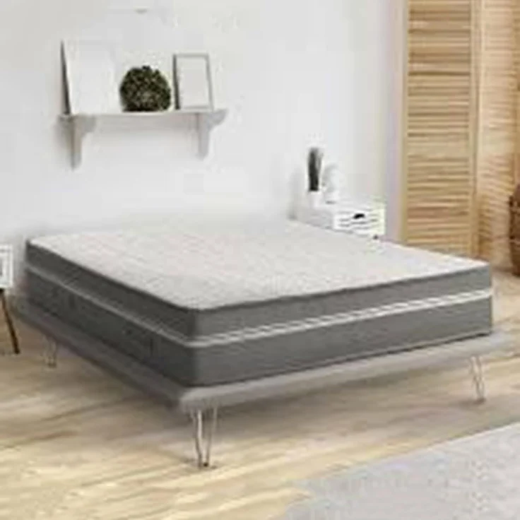 Talamo Italia - Carmela-Doppelmatratze, Memory Foam-Matratze und Taschenmikrofedern, 100 % Made in Italy, milbenhemmend und hypoallergen, 160 x 190 x 32 cm