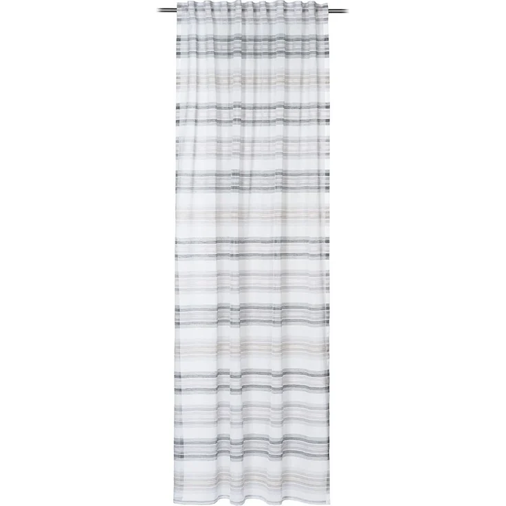GÖZZE Schlaufenschal BACARDI anth. BH 140x245 cm grau Vorhang – Bild 1