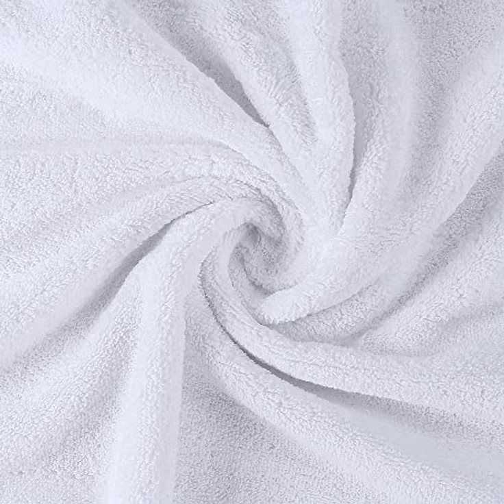 Utopia Towels 4er-Pack Badetücher Set, Premium 100% ringgesponnene Baumwolle, 69 x 137 cm, sehr saugfähig, weiß – Bild 5