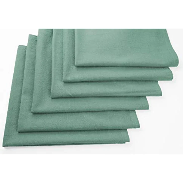 jilda-tex Stoffserviette Serviette 6er Set - Renforce - 100% Bio-Baumwolle, 42x42 cm Bio Baumwolle unifarben Renforce 6er Set – Bild 5