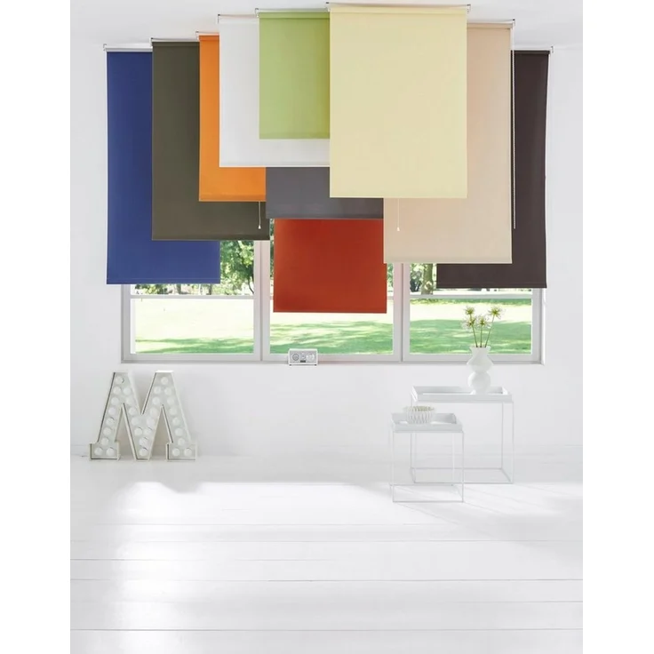 Springrollo Uni, sunlines, Lichtschutz, mit Bohren, verschraubt, 1 Stück – Bild 3