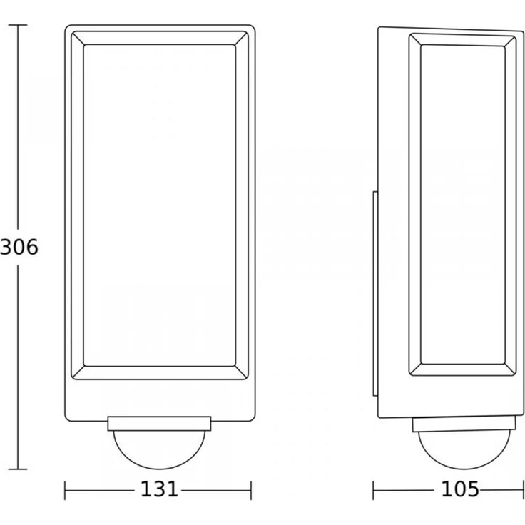 Steinel 'L 42 SC' LED-Außenleuchte mit 180°- Bewegungsmelder und Bluetooth, per App einstellbar, 13 W, 3000 K, Aluminium anthrazit, 13,1 x 10,5 x 30,6 cm – Bild 4