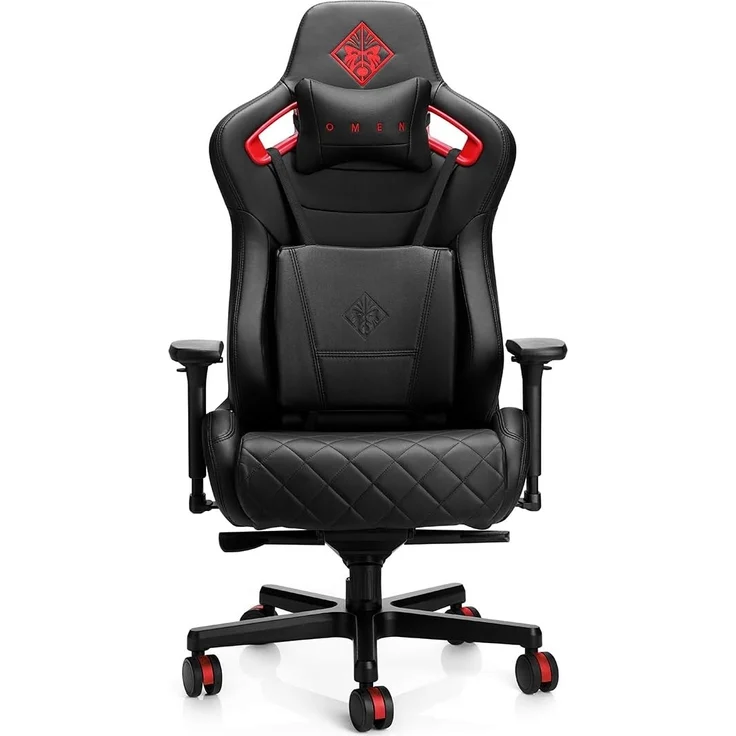 Omen 'Citadel' Gaming Chair Gaming-Stuhl, schwarz/rot, 143 x 59 x 62 cm – Bild 1