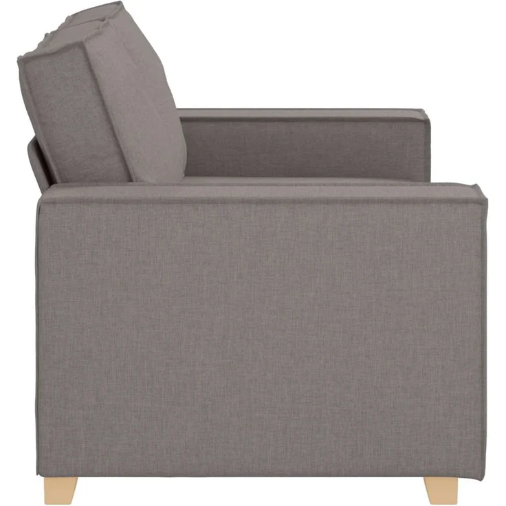vidaXL 2-Sitzer Sofa Taupe 160x78x84 cm Stoff 4104976 – Bild 4