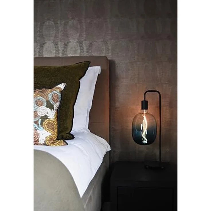 Calex U-Line Tischlampe, 53 cm Höhe, schwarze Tischleuchte im Industrie-Look mit E27-Fassung, ohne Leuchtmittel – Bild 4