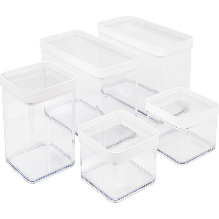 ROTHO Vorratsdose, Kunststoff, (Vorratsdosenset, Set 5tlg) – Bild 1