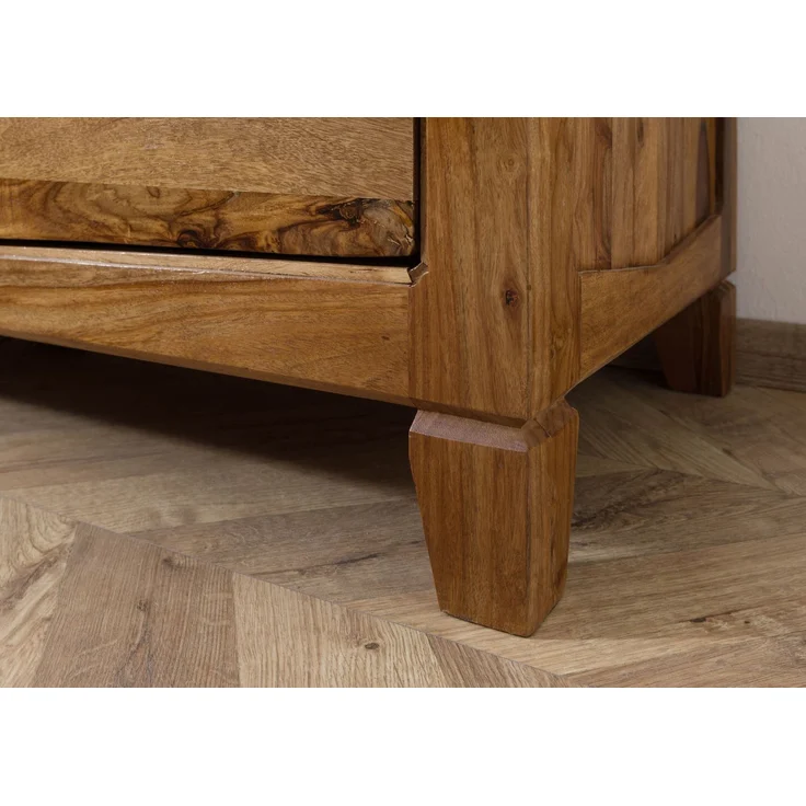 Buffet Sheesham 140 x 45 x 200 braun lackiert ANCONA #145 – Bild 7