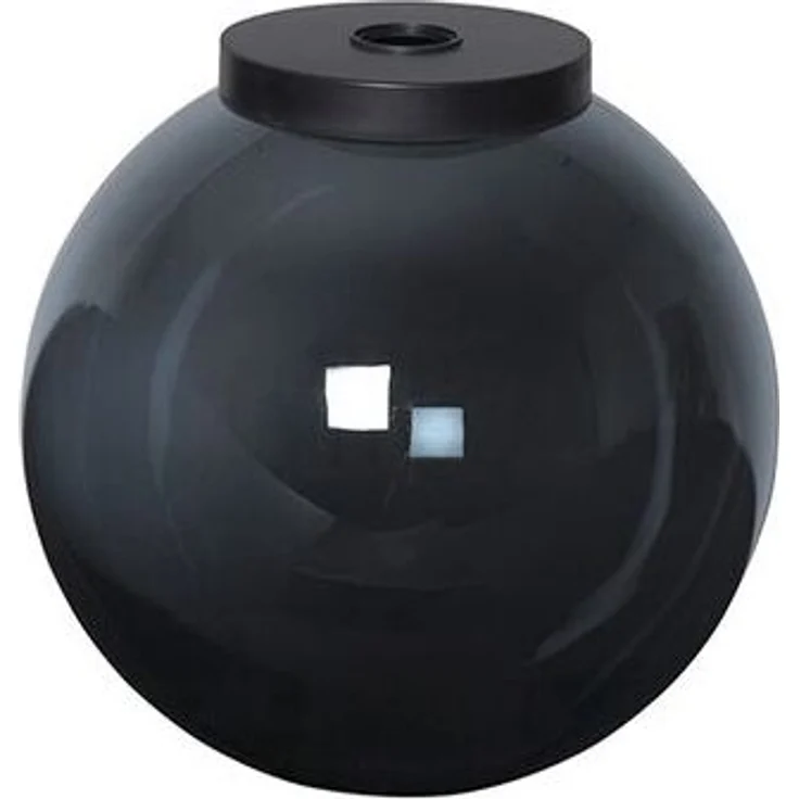 Outdoor-Hängeleuchte ,Orby', E27 Lampenschirm, rauchgrau, Ø 30cm – Bild 1