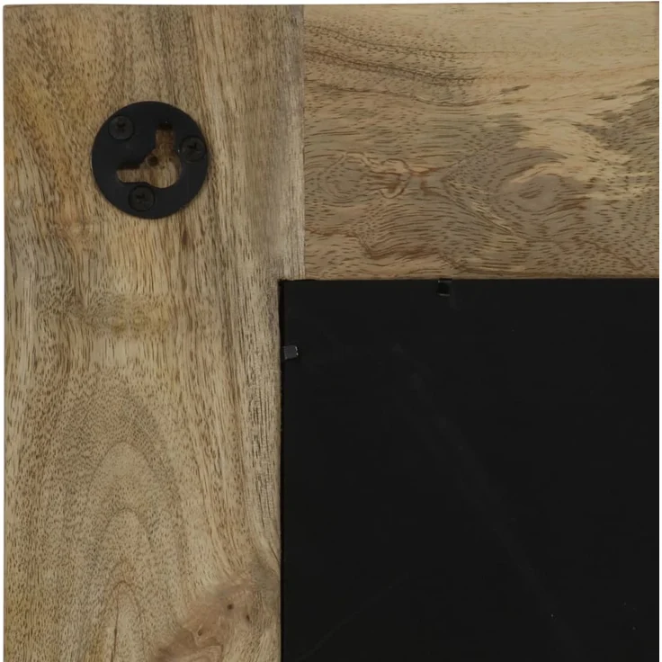 Spiegel, Wandspiegel Mangoholz Massiv 50 x 80 cm – Bild 6