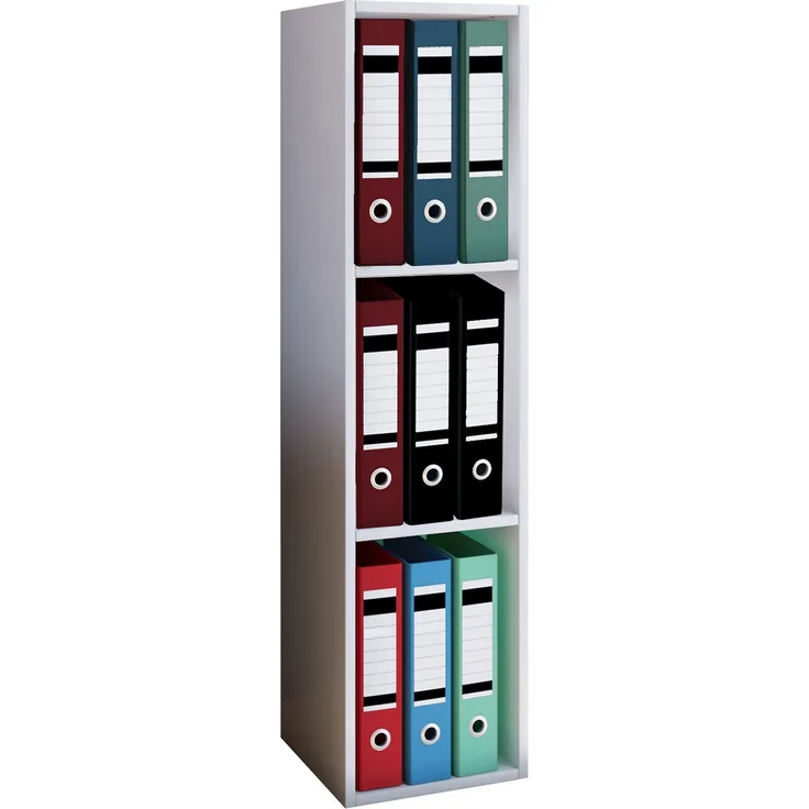 VCM Büro-Regal Offas 3-fach Weiß