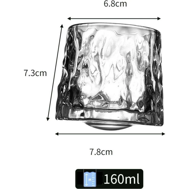 Hermia Concept 'Small 7' Whiskygläser-Set (2-teilig), Transparent, 7,3 cm, 160 ml – Bild 3