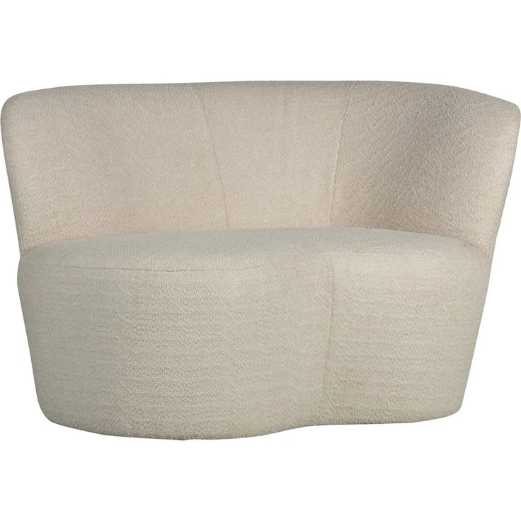Sofa Stone - Bouclé-Stoff Creme, Rechts – Bild 2