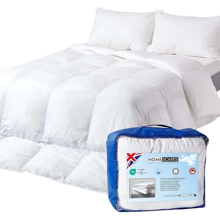 Homescapes Microfaserbettdecke Winterdecke 135x200 cm – Super-Mikrofaser Bettdecke, Wärmeklasse 4, Füllung: 100 % Polyester (Super-Mikrofaser) – Bild 1