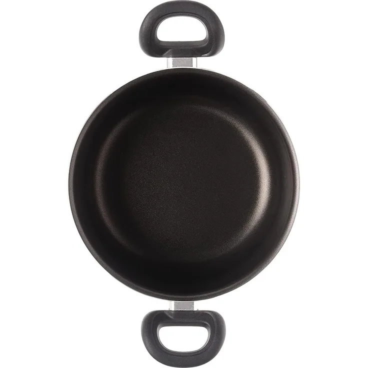 Alluflon Cucina Kasserolle, 20 cm, 3 l, Aluminium