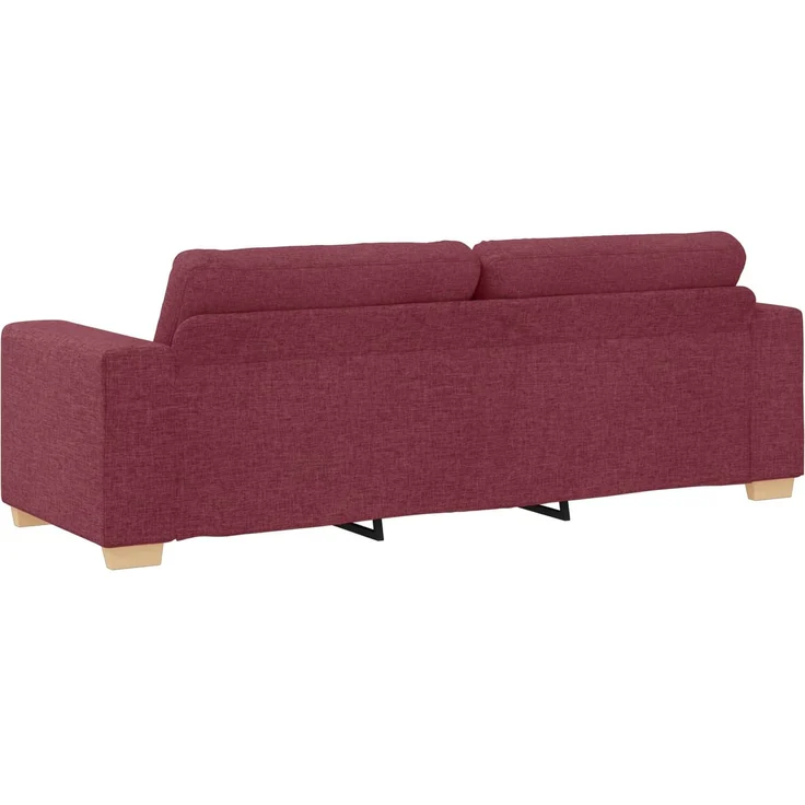 vidaXL 3-Sitzer-Sofa Weinrot 180 cm Stoff 4105091 – Bild 4