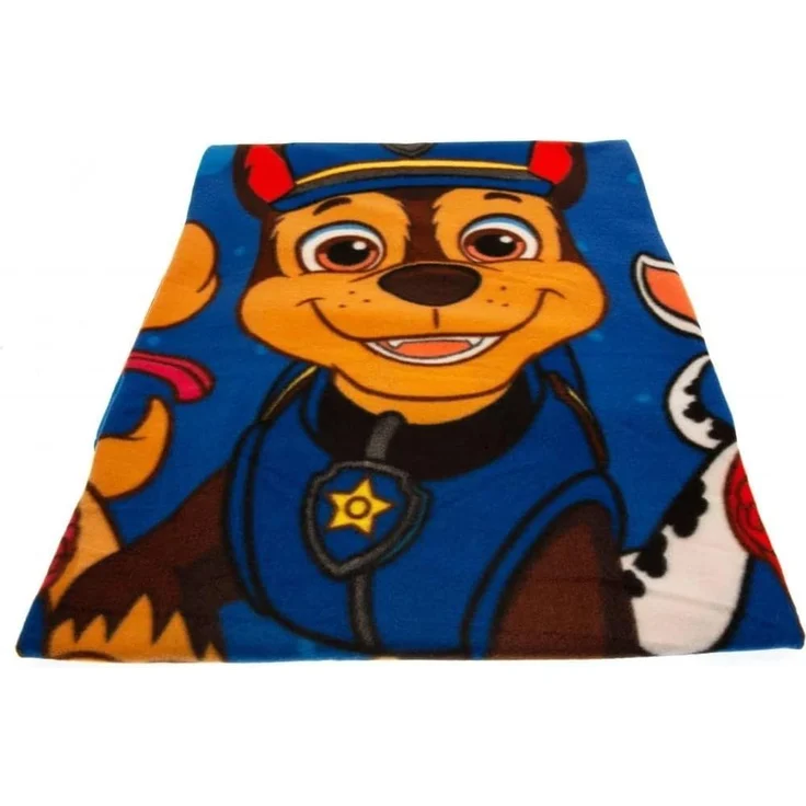 Paw Patrol XL Kuscheldecke 170x130 cm Fleecedecke mit Chase Marshall und Skye – Bild 2