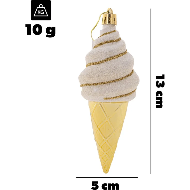 KADAX Set Abos Christbaumschmuck, 4 Stück Eis – Bild 2