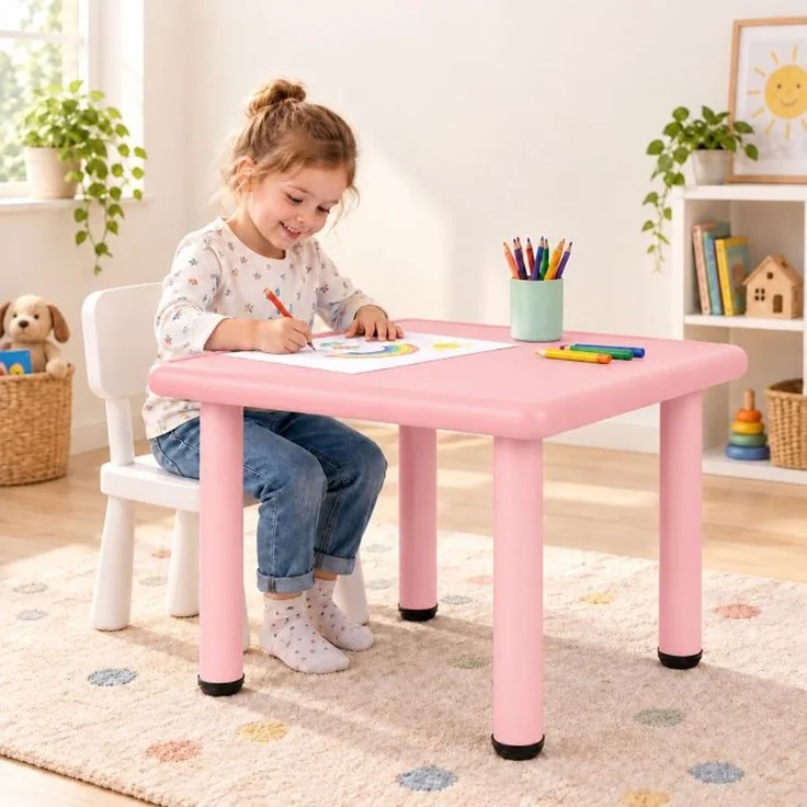 Relaxdays Kindertisch Indoor & Outdoor – Bild 2