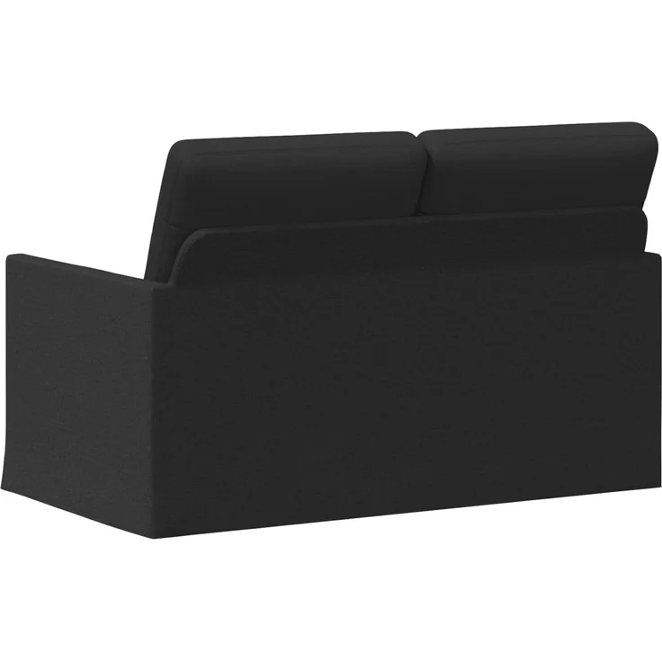 vidaXL 2-Sitzer Sofa Schwarz 130 x 81 x 82 cm Stoff 42041042 – Bild 4