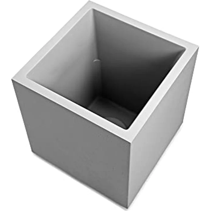ONDIS24 Pflanzkübel Pflanzkübel Blumenkübel Blumentopf Vulkan 40, Gestein/Basalt/Graphit Optik mit Wasserspeicher – Bild 7