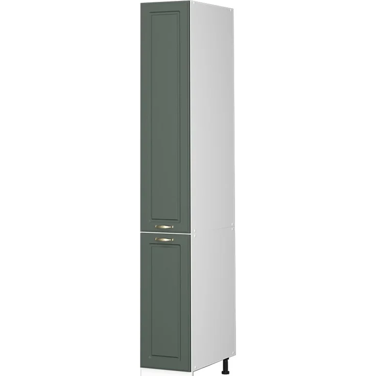 Badschrank Fame-Line Grün-Gold Landhaus 30 x 206.8 cm Vicco – Bild 1