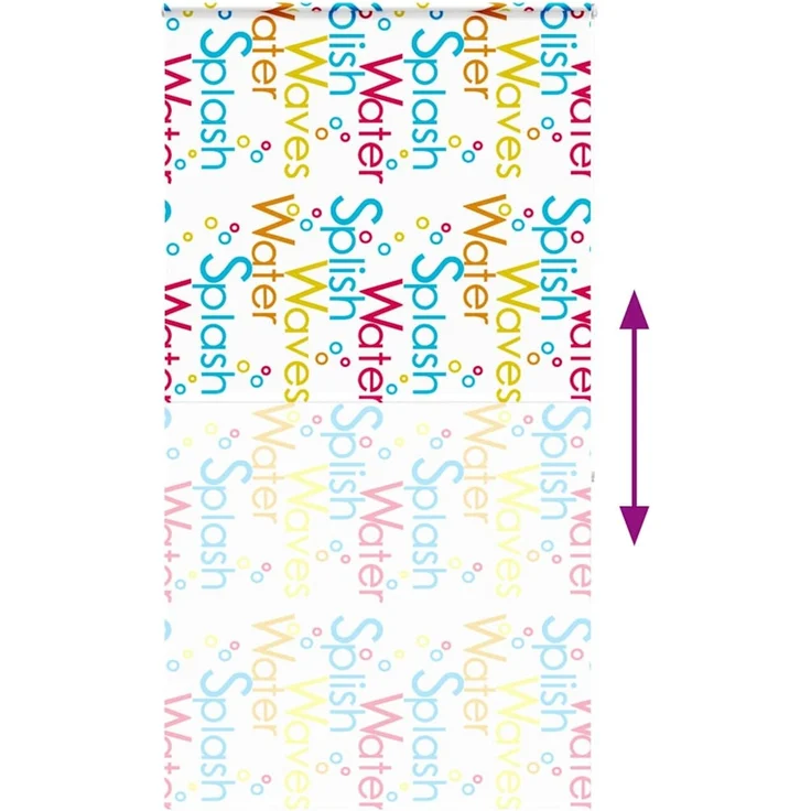 vidaXL Duschrollo mit Kassette 130x240 cm Stoffbreite 126 cm 4015037 – Bild 5