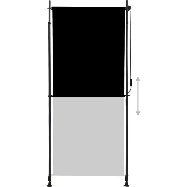 vidaXL Außenrollo 100 x 270 cm Anthrazit 145935 – Bild 3