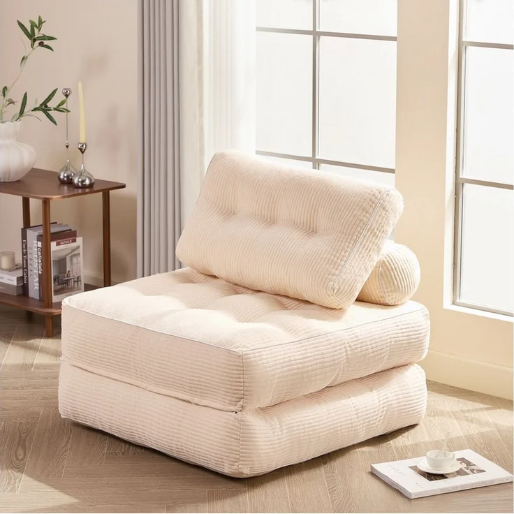 LITBIRD Schlafsofa faltbar, 4-in-1 Multifunktionssofa, Sitzsack-Sofa, Relaxsessel, 1 Teile, Spielsofa & Gästebett für kleine Räume – Bild 1