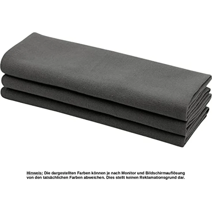 Engelland Geschirrtuch Küchentuch, (Vorteils-Set, 6-tlg, Rippenstruktur), 100 % Baumwolle, integrierte Aufhängeschlaufe, 70 x 50 cm, saugfähig – Bild 2
