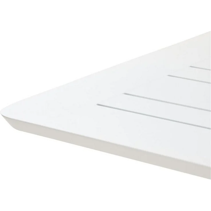 IDIMEX Gartentisch VERANO, Outdoor Tisch ausziehbar 180-260cm, Terrassen Tisch aus Alu weiß – Bild 3