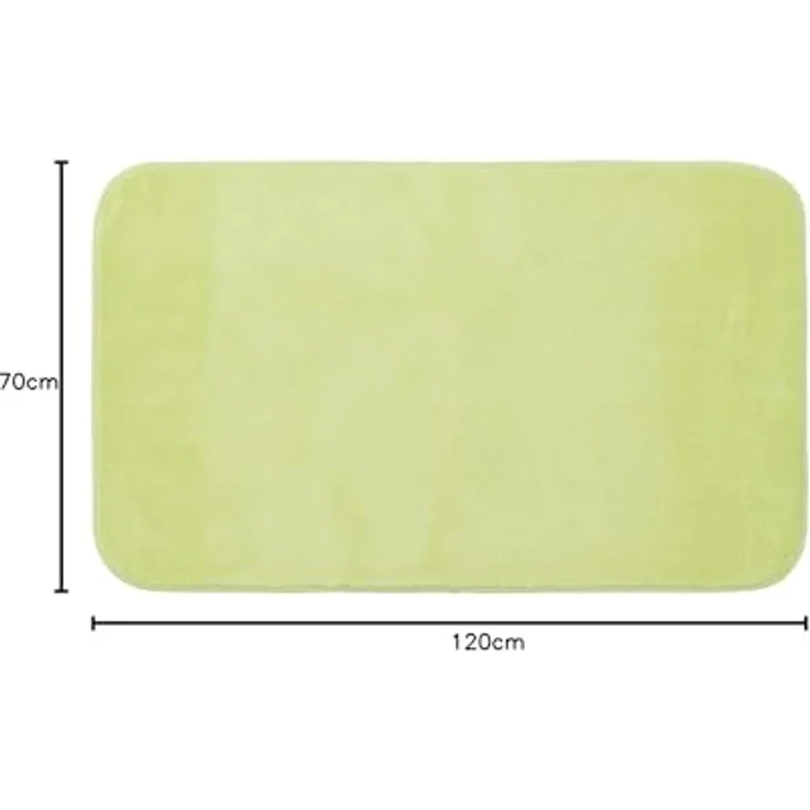 Gözze RIO Premium Badteppich, 100% Microfaser, rutschfest, 70 x 120 cm, Limone – Bild 2