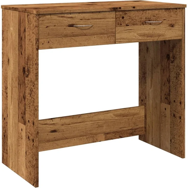 vidaXL Schreibtisch Altholz-Optik 80x40x75 cm Holzwerkstoff 855992 – Bild 1