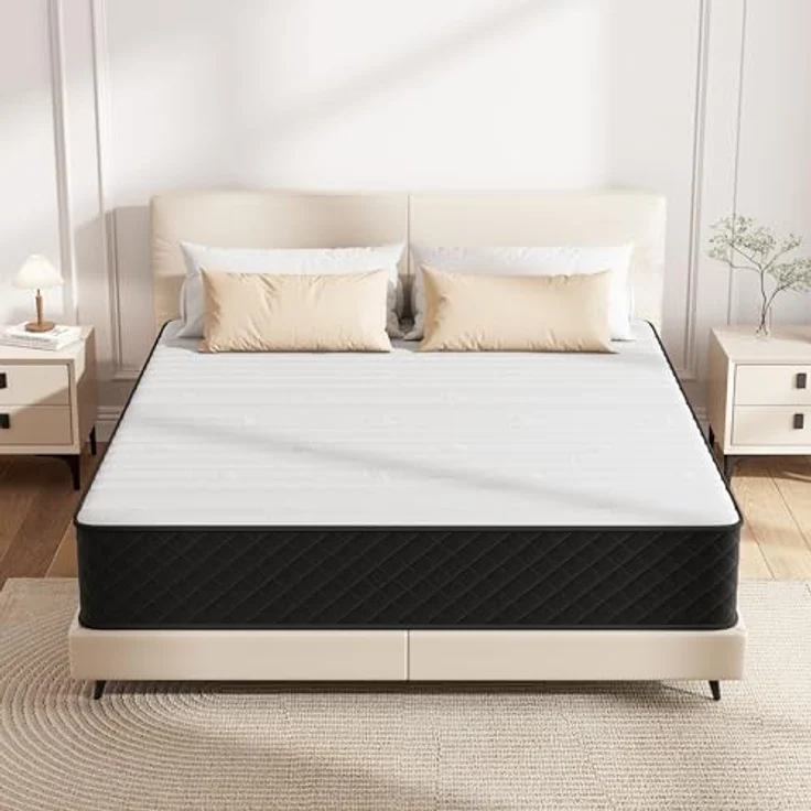 Matoresu Matratze 140x200 cm 7-Zone Härtegrad H4 Höhe/Öko-Tex Zertifiziert, 25cm Taschenfederkernmatratze mit Memory Foam, 140 x 200 x 25 cm – Bild 2