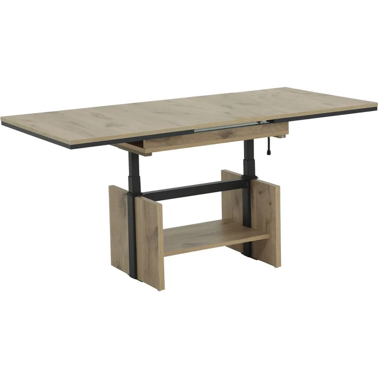 Funktionscouchtisch Ingo - Viking Oak / Anthrazit – Bild 2