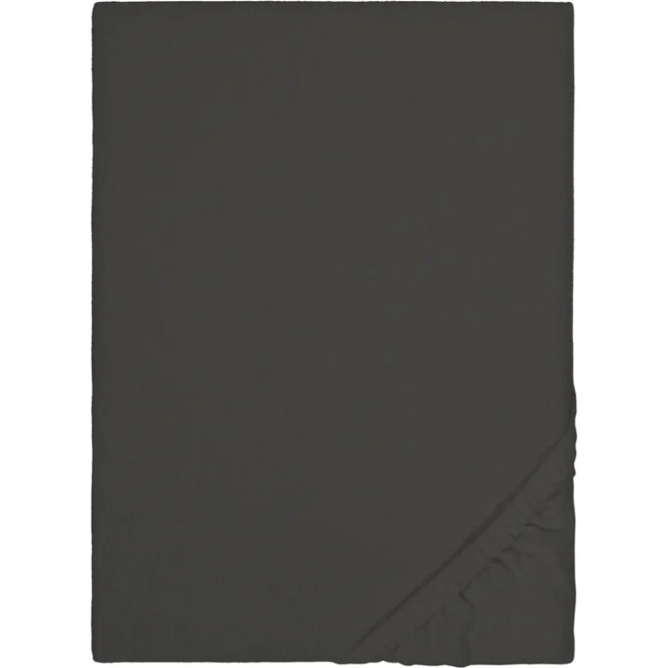 biberna Feinbiber-Spannbetttuch 0002744, titanium, 1x 180x200 cm - 200x200 cm – Bild 5