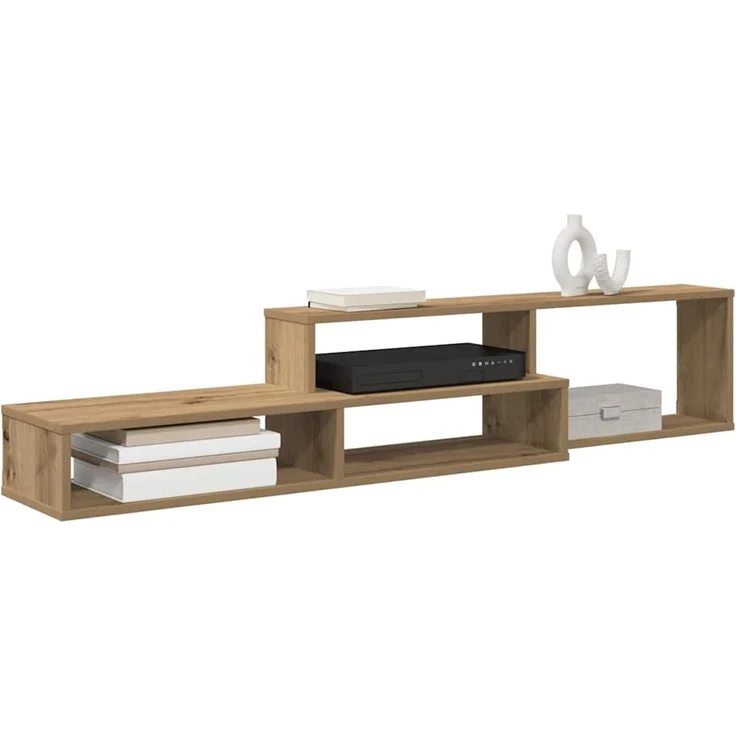 Wand-TV Stand, TV-Regal 150x25x28,5cm Holzwerkstoff – Bild 3