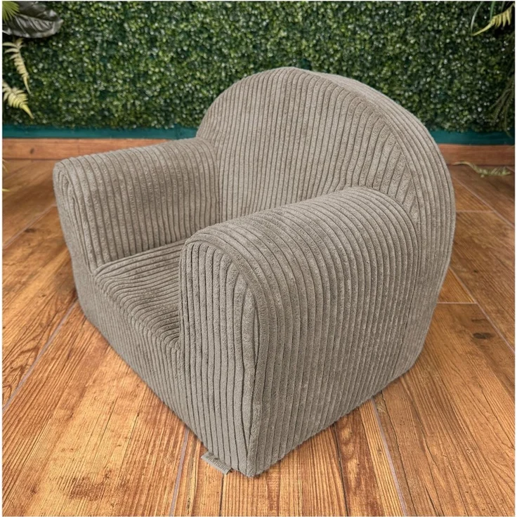 FORTISLINE Kindersessel Kindersessel Mini in Cord Komfort und Stil Braun Kinderzimmer – Bild 2